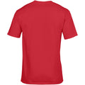 Rouge - Side - Gildan - T-shirt à manches courtes - Homme