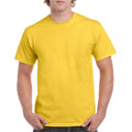 Jaune - Back - Gildan - T-shirts manches courtes - Hommes