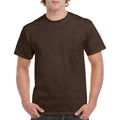 Marron foncé - Back - Gildan - T-shirts manches courtes - Hommes