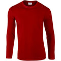 Rouge - Front - Gildan - T-shirts manches longues - Hommes
