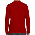 Rouge - Side - Gildan - T-shirts manches longues - Hommes