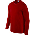 Rouge - Lifestyle - Gildan - T-shirts manches longues - Hommes