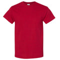 Rouge - Side - Gildan - T-shirt à manches courtes - Homme