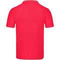 Rouge - Back - Fruit of the Loom - Polo ORIGINAL - Homme