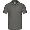 Gris - Front - Fruit of the Loom - Polo ORIGINAL - Homme