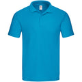 Azur - Front - Fruit of the Loom - Polo ORIGINAL - Homme