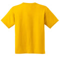 Jaune - Back - Gildan - T-Shirt en coton - Enfant