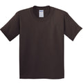 Marron - Front - Gildan - T-Shirt en coton - Enfant