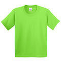 Citron vert - Front - Gildan - T-Shirt en coton - Enfant