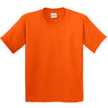 Orange - Front - Gildan - T-Shirt en coton - Enfant