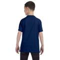 Bleu marine - Side - Gildan - T-Shirt en coton - Enfant