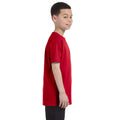 Rouge - Side - Gildan - T-Shirt en coton - Enfant