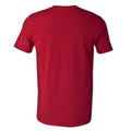 Rouge chiné - Back - Gildan - T-shirt manches courtes - Homme