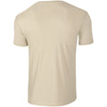 Beige - Back - Gildan - T-shirt manches courtes - Homme