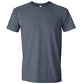 Bleu marine chiné - Front - Gildan - T-shirt manches courtes - Homme