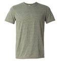 Vert kaki chiné - Front - Gildan - T-shirt manches courtes - Homme