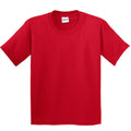 Rouge - Front - Gildan - T-Shirt doux - Enfant