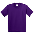 Pourpre - Front - Gildan - T-Shirt doux - Enfant
