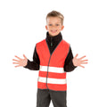 Rouge - Back - SAFE-GUARD by Result - Gilet haute visibilité CORE ENHANCED - Enfant