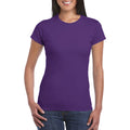 Violet - Side - Gildan - T-shirt à manches courtes - Femmes