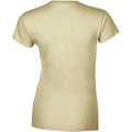 Beige - Back - Gildan - T-shirt à manches courtes - Femmes