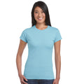 Bleu ciel - Back - Gildan - T-shirt à manches courtes - Femmes