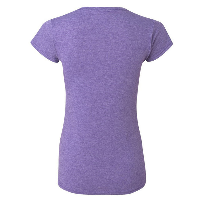 Bleu foncé - Side - Gildan - T-shirt à manches courtes - Femmes