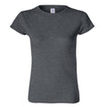 Gris foncé chiné - Front - Gildan - T-shirt à manches courtes - Femmes