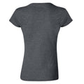 Gris foncé chiné - Back - Gildan - T-shirt à manches courtes - Femmes