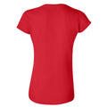 Rouge - Back - Gildan - T-shirt à manches courtes - Femmes