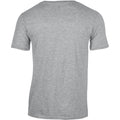 Gris sport - Back - Gildan - T-shirt à manches courtes et col en V - Homme
