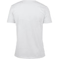 Blanc - Back - Gildan - T-shirt à manches courtes et col en V - Homme