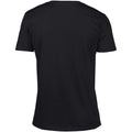 Noir - Back - Gildan - T-shirt à manches courtes et col en V - Homme
