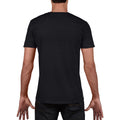 Noir - Pack Shot - Gildan - T-shirt à manches courtes et col en V - Homme