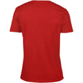 Rouge - Back - Gildan - T-shirt à manches courtes et col en V - Homme
