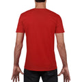 Rouge - Pack Shot - Gildan - T-shirt à manches courtes et col en V - Homme