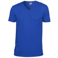 Bleu royal - Front - Gildan - T-shirt à manches courtes et col en V - Homme