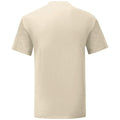 Beige clair - Back - Fruit of the Loom - T-shirt ICONIC - Homme