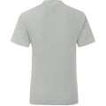 Gris - Back - Fruit of the Loom - T-shirt ICONIC - Homme