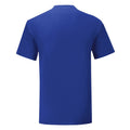 Bleu cobalt - Back - Fruit of the Loom - T-shirt ICONIC - Homme