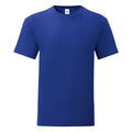 Bleu cobalt - Front - Fruit of the Loom - T-shirt ICONIC - Homme
