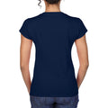 Bleu marine - Pack Shot - Gildan - T-shirt à manches courtes et col en V - Femme