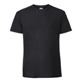 Noir - Front - Fruit of the Loom - T-shirt ICONIC PREMIUM - Homme