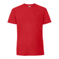 Rouge - Front - Fruit of the Loom - T-shirt ICONIC PREMIUM - Homme