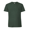 Vert bouteille - Front - Fruit of the Loom - T-shirt ICONIC PREMIUM - Homme