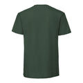 Vert bouteille - Back - Fruit of the Loom - T-shirt ICONIC PREMIUM - Homme
