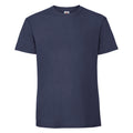 Bleu marine foncé - Front - Fruit of the Loom - T-shirt ICONIC PREMIUM - Homme