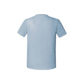 Bleu pâle - Back - Fruit of the Loom - T-shirt ICONIC PREMIUM - Homme