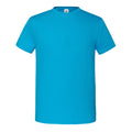 Azur - Front - Fruit of the Loom - T-shirt ICONIC PREMIUM - Homme