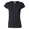 Noir - Front - Gildan - T-shirt SOFTSTYLE - Femme